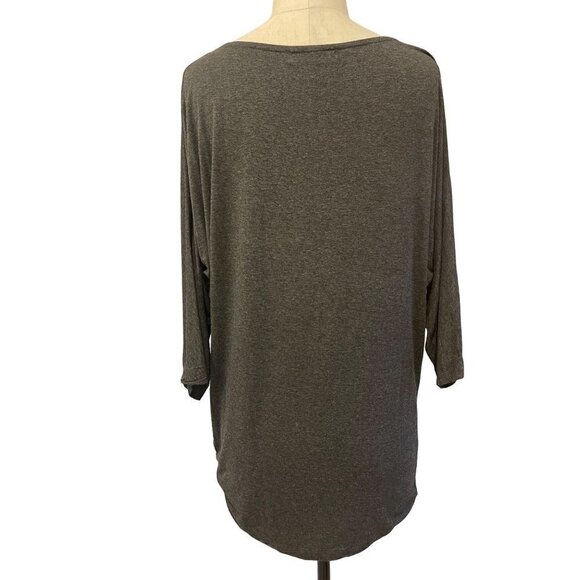 Michael Stars womens long top one size. Dark Grey - Picture 5 of 7